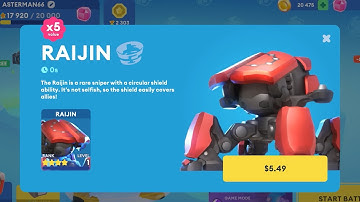 The Most Wanted Robot Raijin added + New Music and Graphics