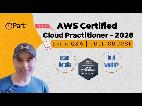 "FREE AWS Cloud Practitioner Course 2025: Master Essential AWS Services &amp; Pass the CLF-C02 Exam!"