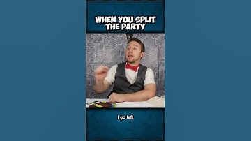 When you Split the Party in D&D #shorts
