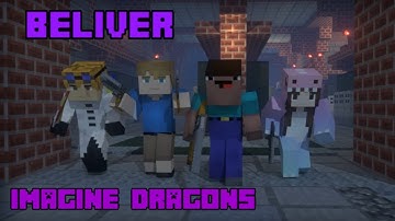 (🎵Minecraft Parody Believer🎵) Blocking Dead Animation [Read Description]