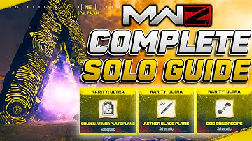 Full SOLO MW3 Zombies Easter Egg Guide Unlock ALL Schematics | Modern Warfare 3 Zombie