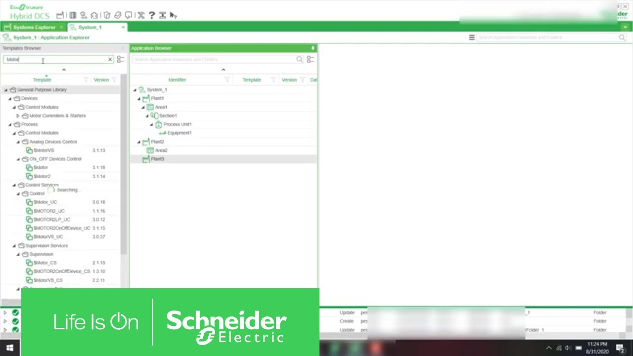 Assign Icons to the Application Folder to Represent Plant Architecture | Schneider Electric Support