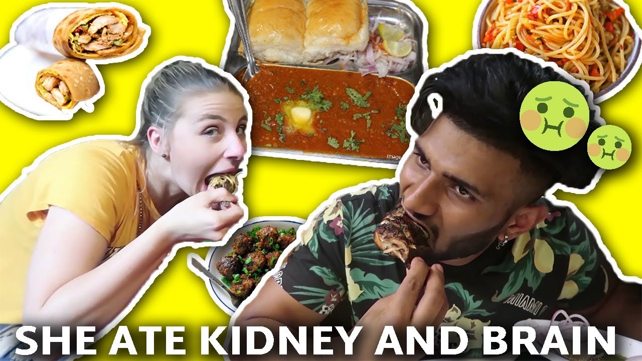 My American Girlfriend Rates Mumbai Street Food II India Day 11 - YouTube