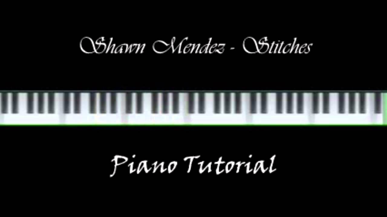 Shawn Mendes Stitches Easy Piano Tutorial How to play stitches on