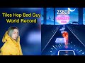 Tiles hop bad guy  world record 