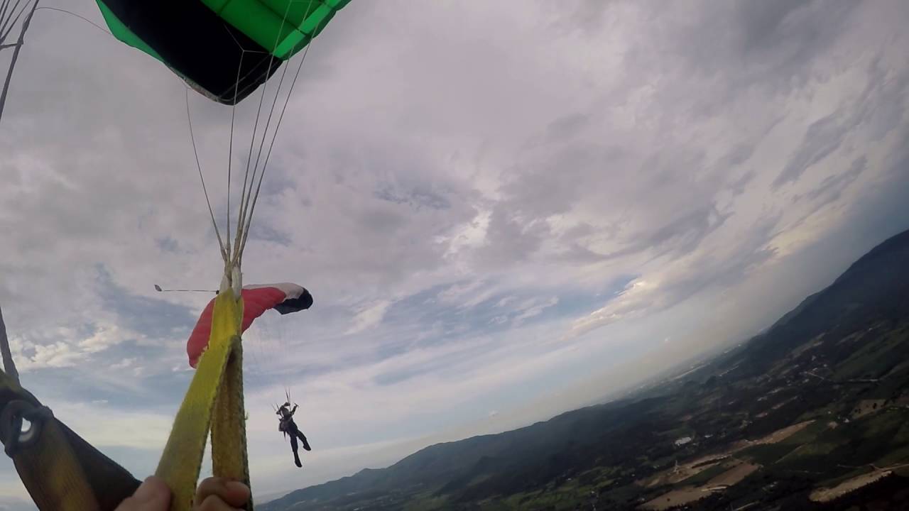Canopy collision skydiving YouTube