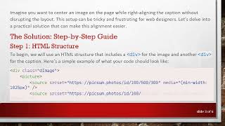 Creating Responsive Images with Image-Aligned Captions in CSS Net Worth