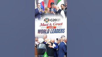 PM Modi shares heartfelt exchanges with global leaders at the G20 Summit | #g20  |#shorts