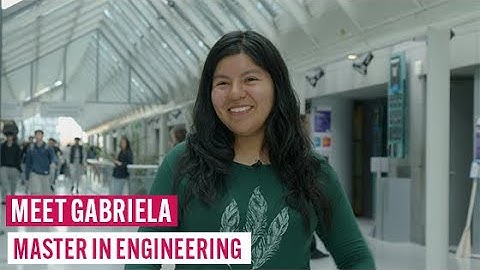 Meet Gabriela, Master in Engineering – Industry & Robotics