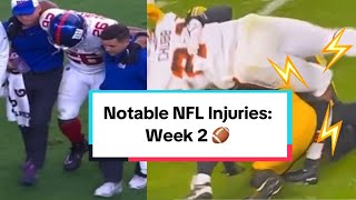 FASTEST Medical Minute | Notable NFL Injuries going into Week 3