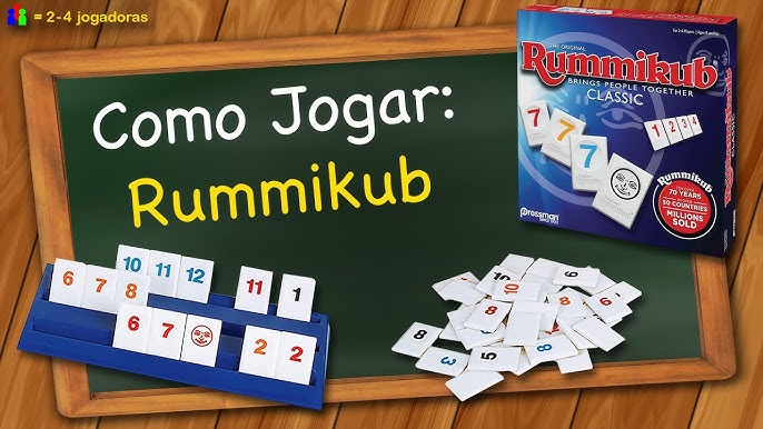 Jogo Rummy Hoyle Games 106 Peças Jogo de Tabuleiro Rummikub
