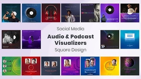 After Effects Template | Social Media Audio Visualizer