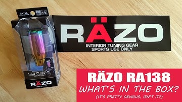 Unboxing the RAZO RA138 NEO CHROME 100g Shift Knob - What
