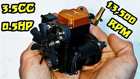 MINIATURE 4 STROKE RC ENGINE WITH STARTER MOTOR! - Toyan FS-S100G - Part 1