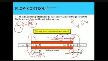 TCP-FLOW CONTROL AND ERROR CONTROL