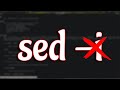 Properly replacing things with sed