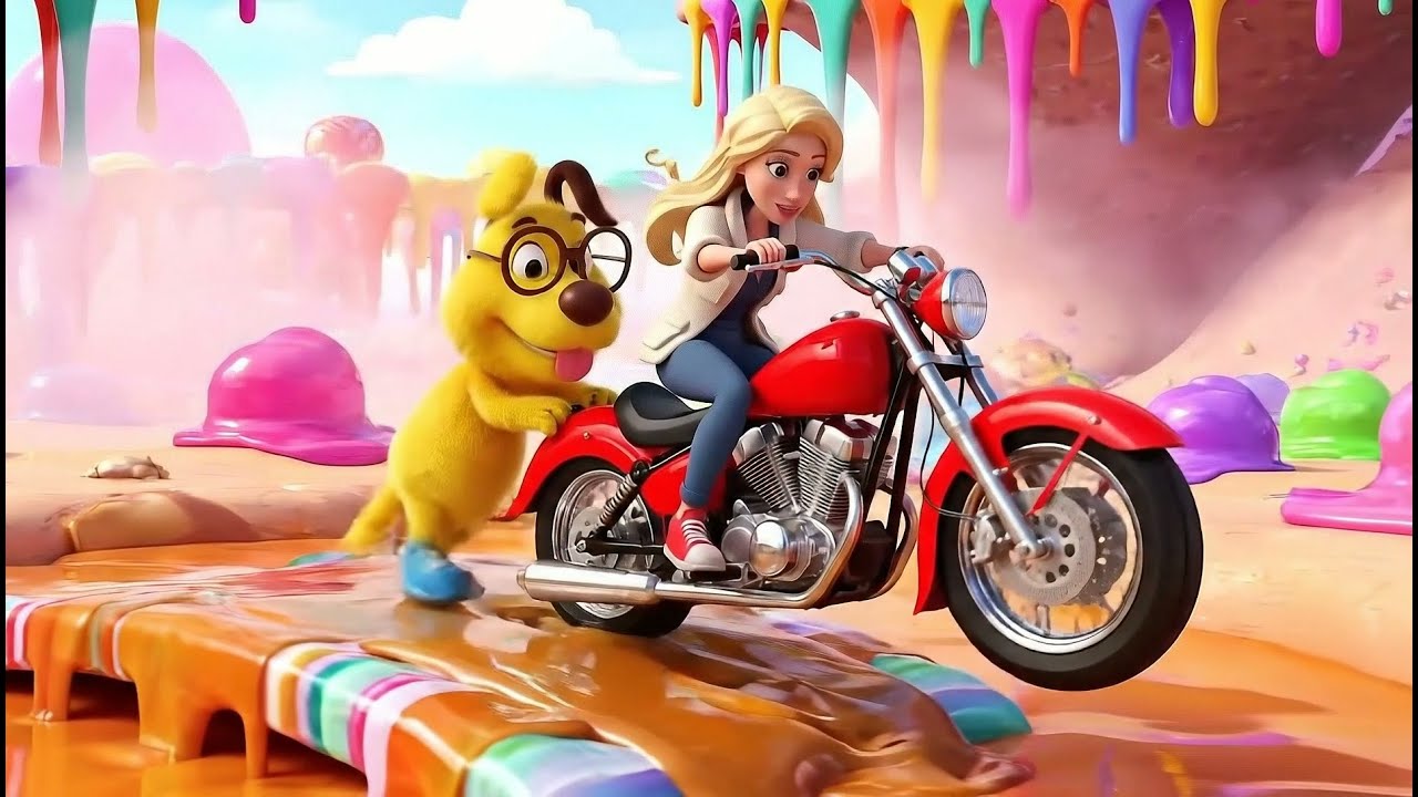 Lost in the Gooey Candy Valley! A 3D Animation Adventure with Elara, Dash & Sable