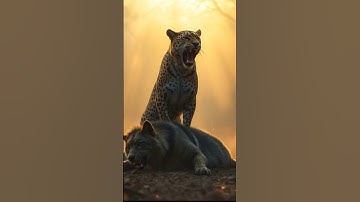 Epic Animal Battles 🐾 Leopard vs Wolf, Hyena vs Gorilla! 🔥 #animals