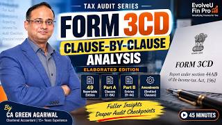 Form 3CD AY 2026-27: Clause-by-Clause Analysis | All 49 Entries Explained | Tax Audit Masterclass