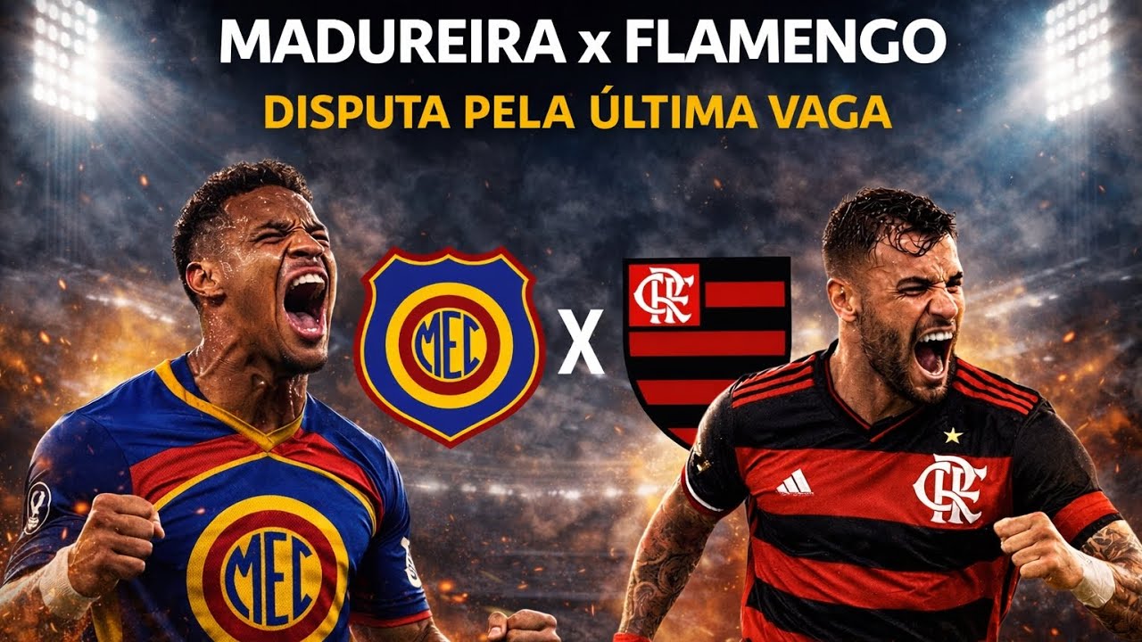 MADUREIRA X FLAMENGO 🔥 A ÚLTIMA VAGA É AGORA⚽