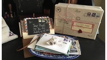 DIY: Creative Snail Mail Storage
