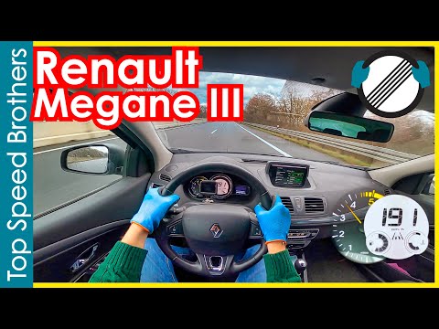 Renault Megane III GT 1.5 dCi (2015) AUTOBAHN POV TOP SPEED 🚀