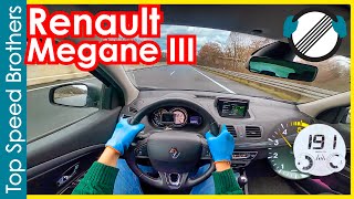 Renault Megane III GT 1.5 dCi (2015) AUTOBAHN POV TOP SPEED