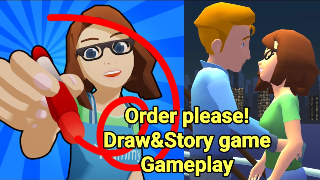Order please ! Draw & Story game Gameplay YouTube