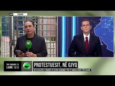 Top Channel/ Protestuesit në gjyq, në gjykatën e Tiranës jepen vendimet për të arrestuarit për dhunë