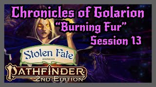 Pathfinder 2e Live Play Stolen Fate - Burning Fur: 13
Equipped with cards from the Harrow Deck our group sets off on a new Journey in the Stolen Fate Adventure Path.
Players:
Robert - Awelbranstagon
John - Pagan
Morguline - Tolo
Zarkwon - Morpheus Nightpaw
NPC (Jake) - Edmond (Slim) Hoyle
Music: Adventure by Alexander Nakarada
www.creatorchords.com
Licensed under CC4 - Attribution Pathfinder 2e Live Play Stolen Fate - Burning Fur: 13