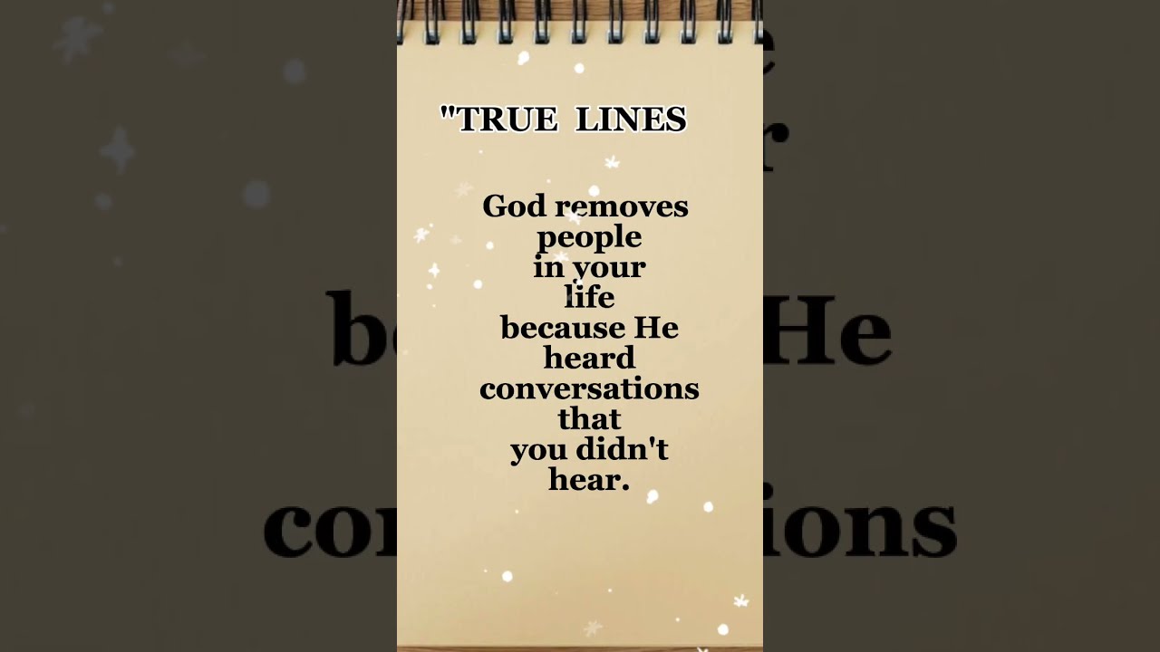 God Removes People Motivation Life Quotes Facts Shorts