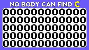 Find The Odd One Out | Test Your Observation Skills Challenge 👀 | Number and Letter Edition.
