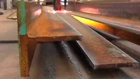 Steel Tee Splitting | Steel Fabrication Process