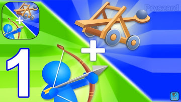 Merge Archery - Gameplay Walkthrough Part 1 Tutorial (iOS,Android)