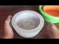 como hacer una macetas de cemento facil y rapido