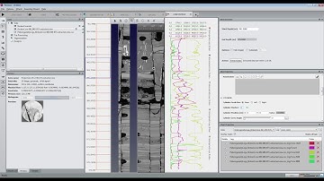 PerGeos Tutorial | Generating heterogeneity logs in core profile