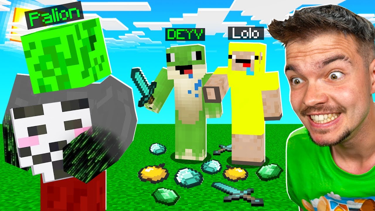 UDAJE NOOBA a potem UŻYWAM HACKI w Minecraft!