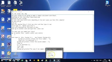 Code with BlueJ:Simple calculator