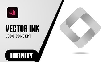How to make a Unique Logo Using Mobile | Infinity Logo in Easy way