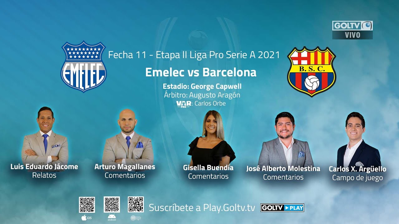 Emelec vs Barcelona (Streaming) YouTube