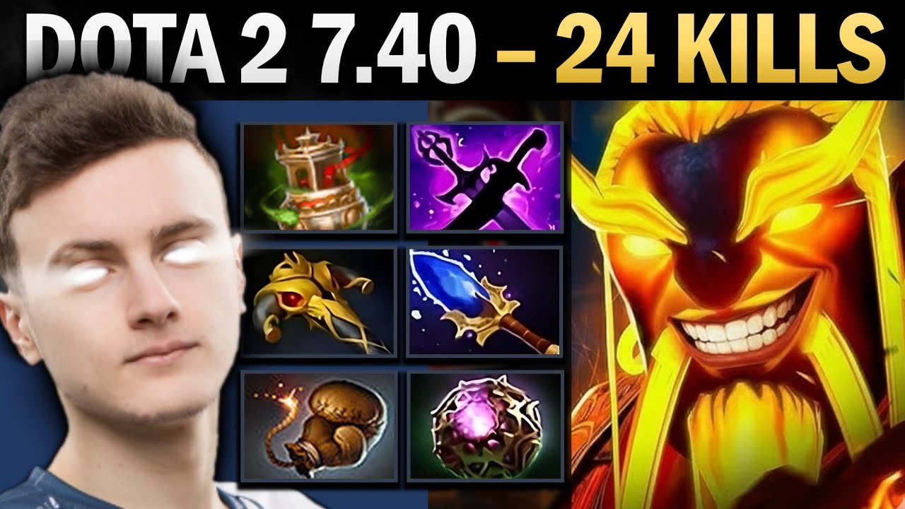 Ember Spirit Pro Mid with 24 Kills and Octarine - Dota Gameplay