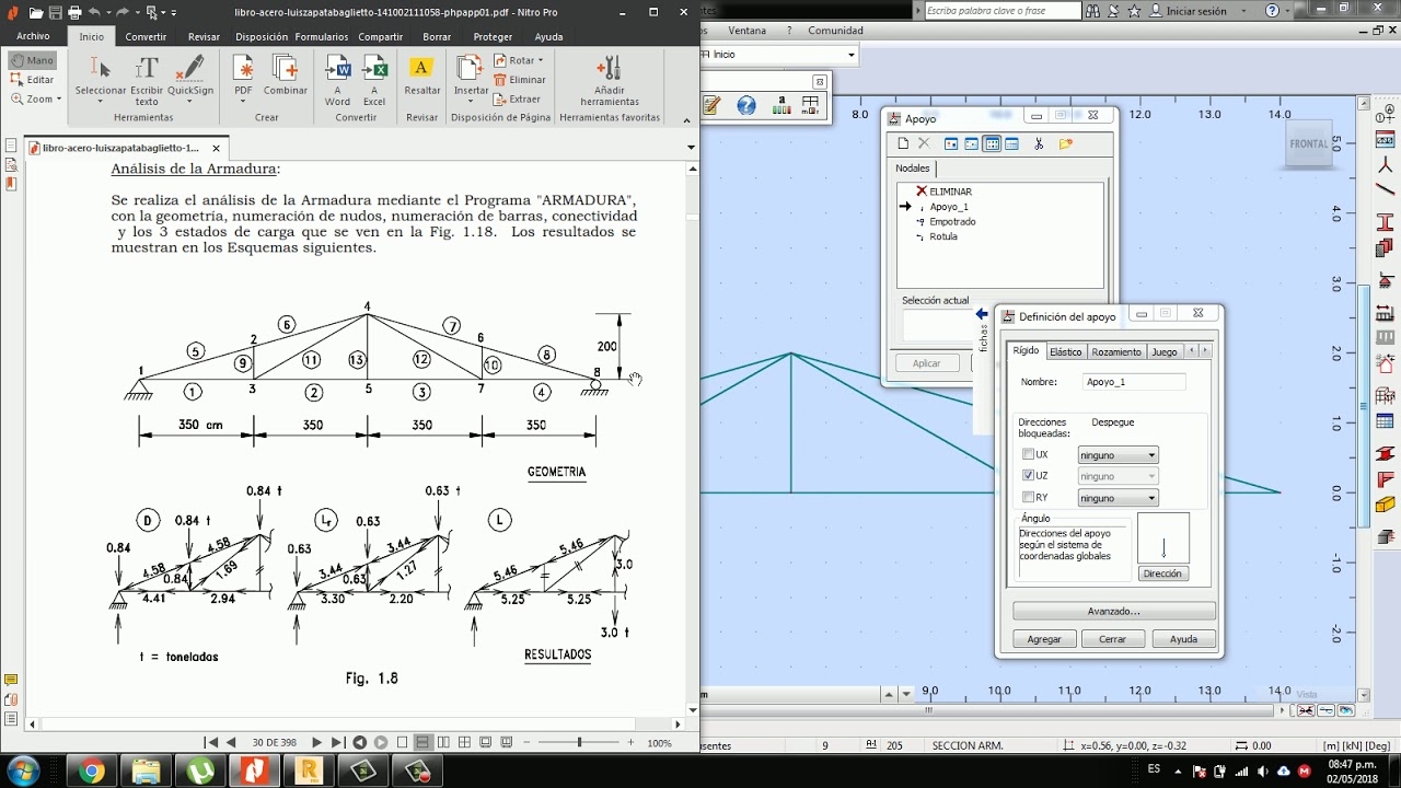 CALCULO DE UNA ARMADURA EN ROBOT STRUCTURAL