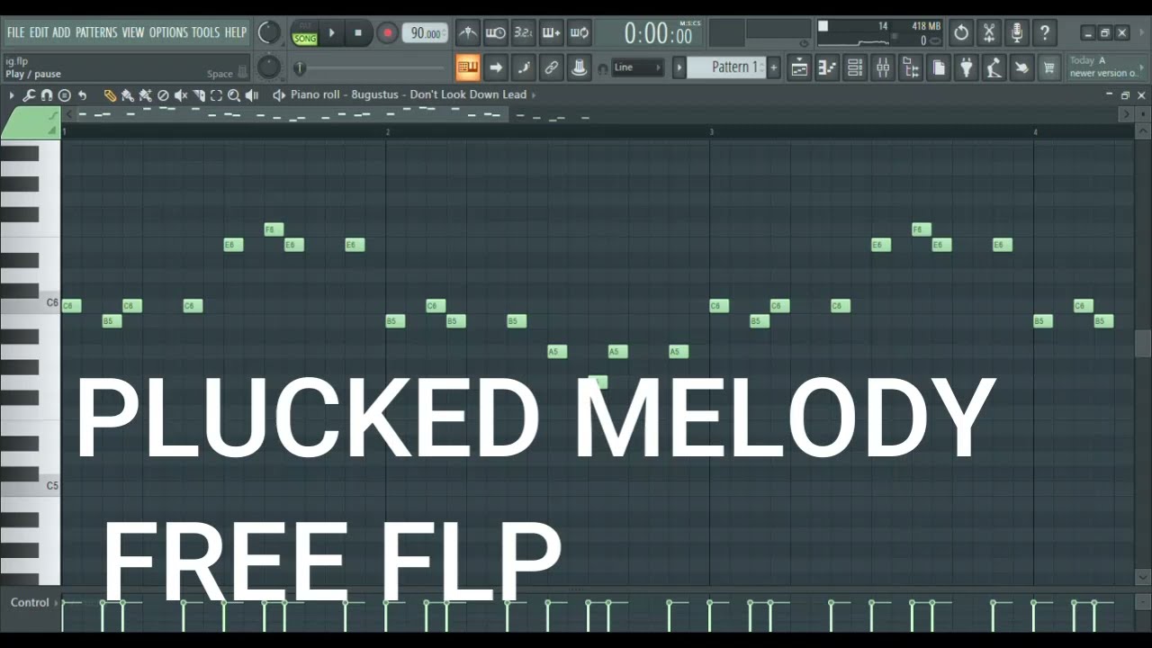 PLUCKED MELODY + FREE FLP (GOOGLE DRIVE LINK)