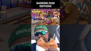 Ranking 2020 Editions In Subway Surfers
