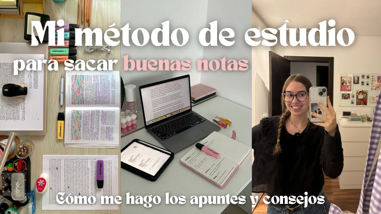 Mi método de estudio para sacar las mejores notas 💯⭐️
