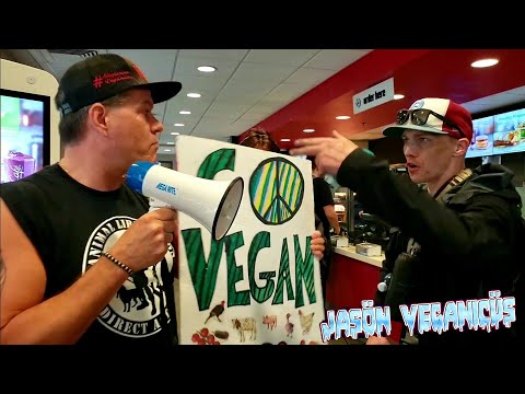 Vegan Gets Into Fight Inside McDonald's!