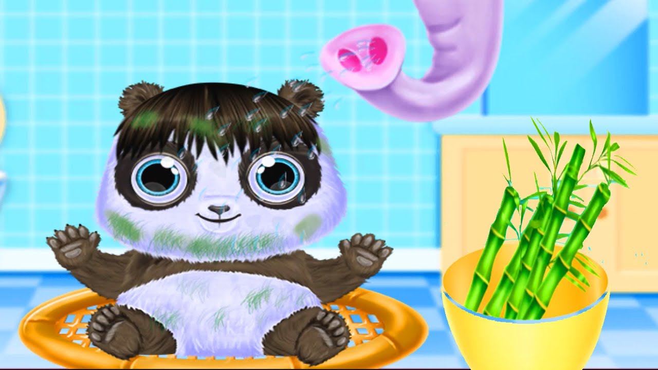 Panda Bear Care Game| Cartoon | Animation | Baby panda | GAME TESTERS ...