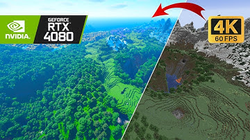 [4K 60fps] Insane render distance | Shader Comparison | SEUS PTGI HRR 3 SEED:5715757487551180444