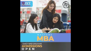 Admissions Open 2023 | IVY College of Management Sciences