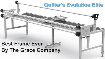 Elevate Your Quilting with the Evolution Elite Frame System